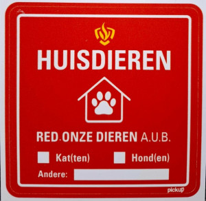 sticker huisdieren