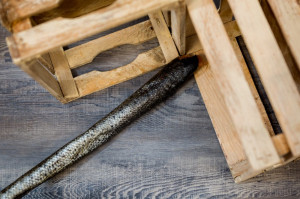 Zalmhuid met vlees XL